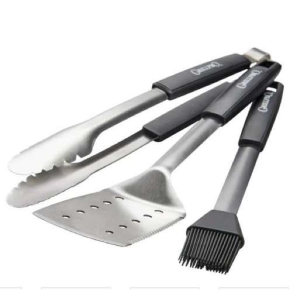 GrillPro 3 Piece Deluxe Stainless Steel Grill Tool Set